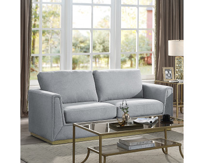 ACME - Valin Sofa in Gray Linen