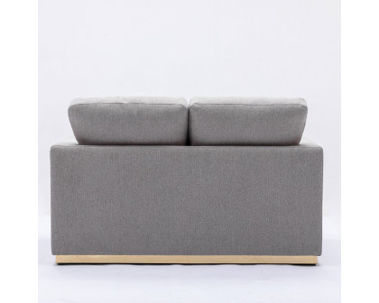 ACME - Valin Loveseat in Gray Linen