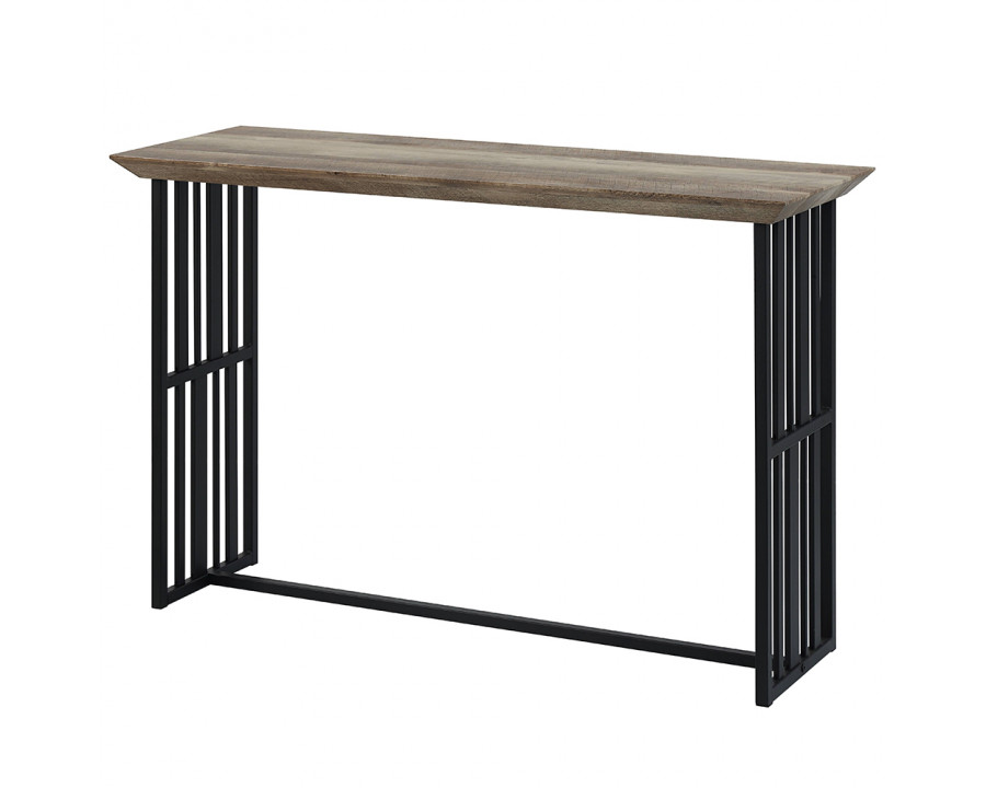 ACME - Zudora Sofa Table in Antique Oak/Black