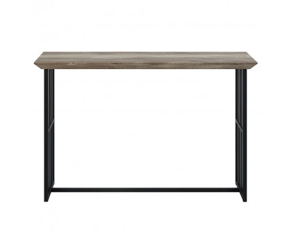 ACME - Zudora Sofa Table in Antique Oak/Black