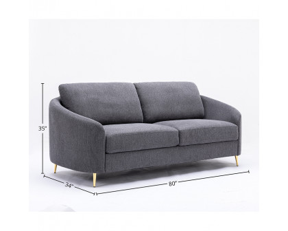 ACME - Yuina Sofa in Gray Linen