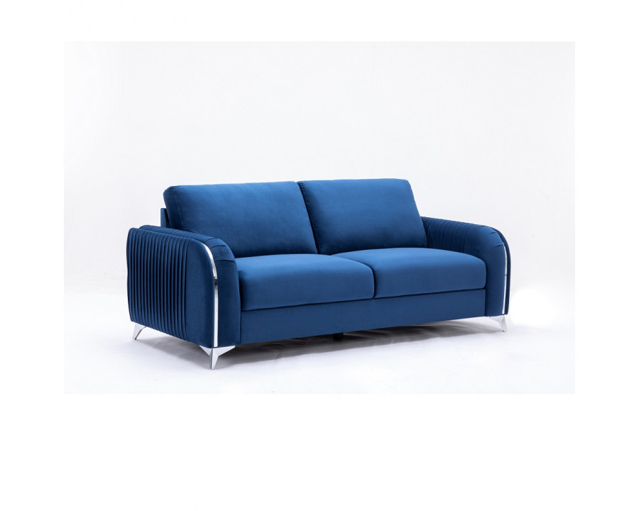 ACME - Wenona Sofa in Blue Velvet