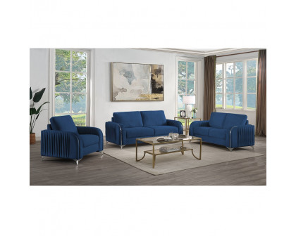 ACME - Wenona Sofa in Blue Velvet