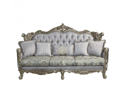 ACME - Miliani Sofa with 5 Pillows in Antique Bronze