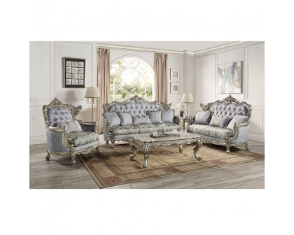 ACME - Miliani Sofa with 5 Pillows in Antique Bronze