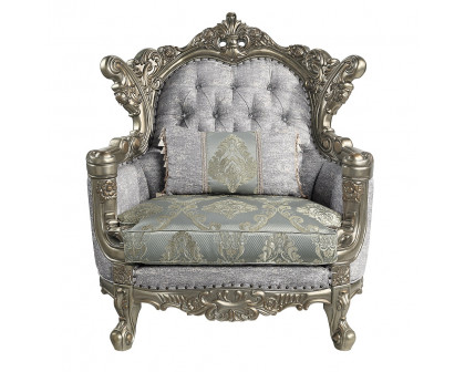 ACME™ Miliani Chair with Pillow - Antique Bronze