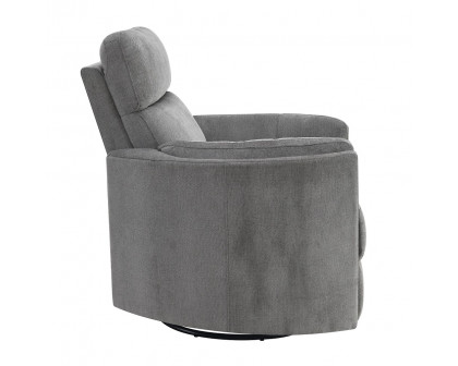 ACME™ Sagen Recliner with Swivel & Glider - Charcoal Chenille