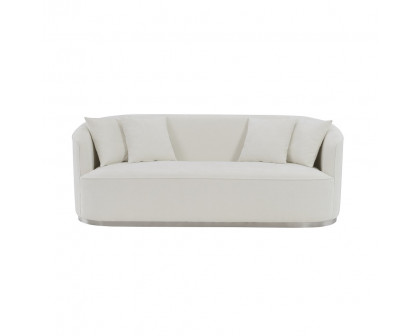 ACME - Odette Sofa with 4 Pillows in Beige Chenille