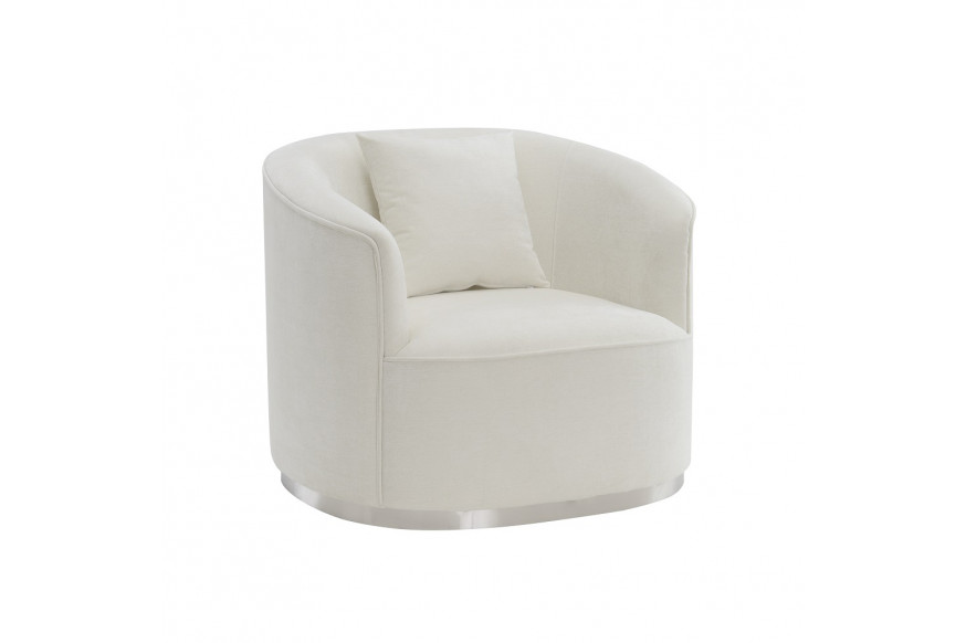 ACME™ Odette Chair with Pillow - Beige Chenille