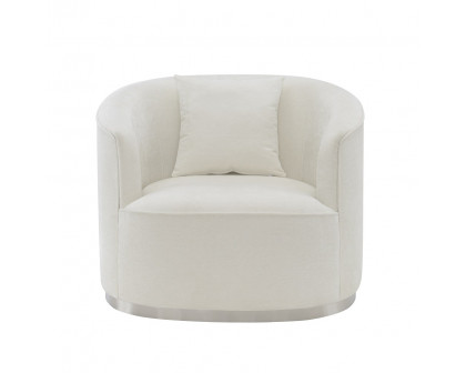 ACME™ Odette Chair with Pillow - Beige Chenille