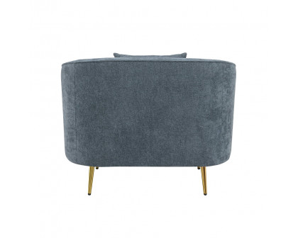 ACME™ Nakendra Chair with Pillow - Cobalt Blue Chenille