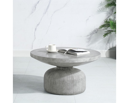 ACME - Laddie Coffee Table in Weathered Gray