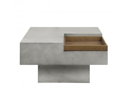 ACME - Kailano Coffee Table in Weathered Gray