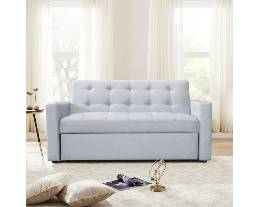 ACME - Camacho Sofa with Sleeper in Light Gray