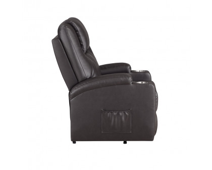 ACME™ Recliner with Power Lift & Massage - Brown