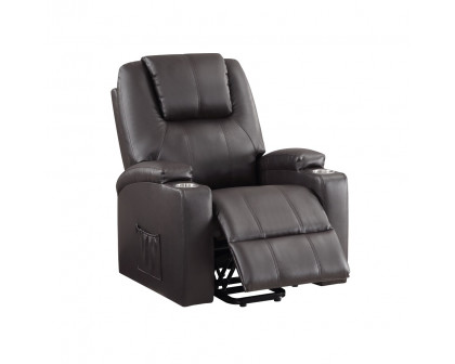 ACME™ Recliner with Power Lift & Massage - Brown