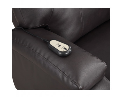 ACME™ Recliner with Power Lift & Massage - Brown