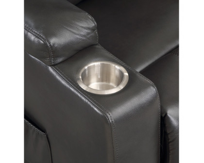 ACME™ Recliner with Power Lift & Massage - Gunmetal