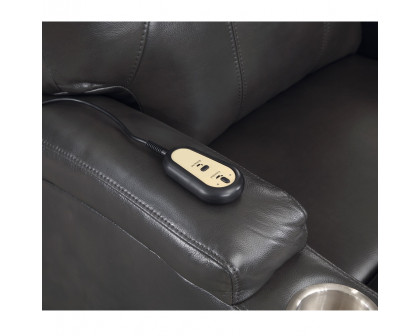 ACME™ Recliner with Power Lift & Massage - Gunmetal