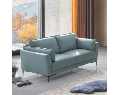 ACME - Mesut Loveseat in Sage Green/Black