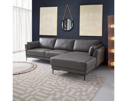 ACME - Meka Sectional Sofa in Anthracite