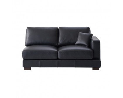 ACME - Geralyn Sectional Sofa with 2 Pillows in Black