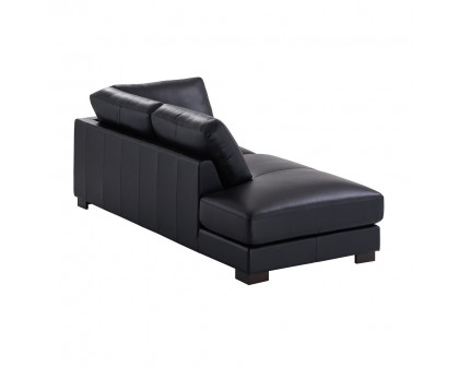 ACME - Geralyn Sectional Sofa with 2 Pillows in Black