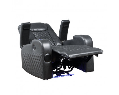 ACME™ Alair Power Motion Recliner with Bluetooth, Wireless Charger & Cupholder - Dark Gray