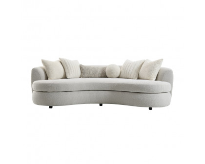 ACME - Iniko Sofa with 6 Pillows in Beige Boucle