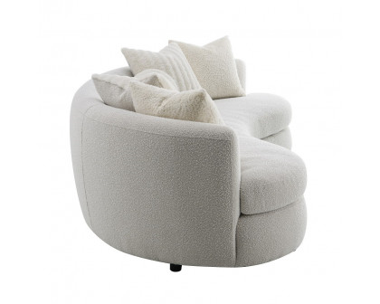 ACME - Iniko Sofa with 6 Pillows in Beige Boucle