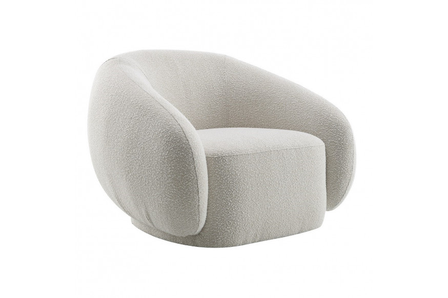 ACME™ Isabel Chair with Swivel - Beige Boucle