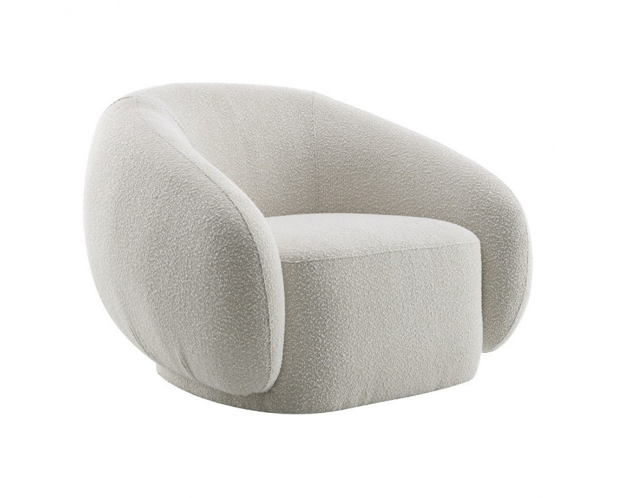 ACME Isabel Chair with Swivel - Beige Boucle