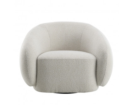 ACME™ Isabel Chair with Swivel - Beige Boucle