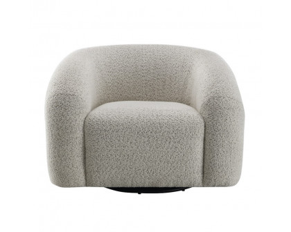 ACME™ Irma Chair with Swivel - Gray Boucle