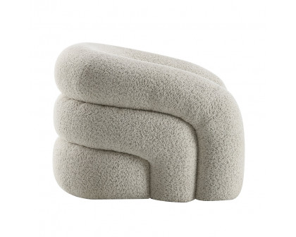 ACME™ Irma Chair with Swivel - Gray Boucle