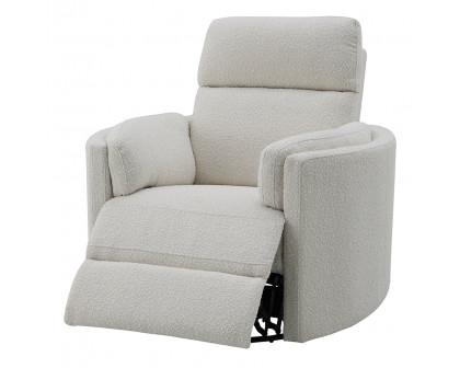 ACME™ Sagen Glider Recliner with Swivel - Beige Boucle