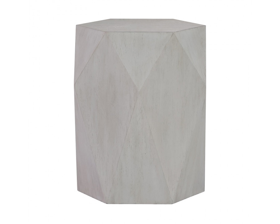 ACME Hanniel End Table - Antique White