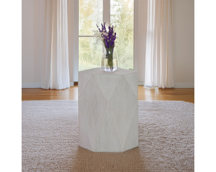 ACME Hanniel End Table - Antique White