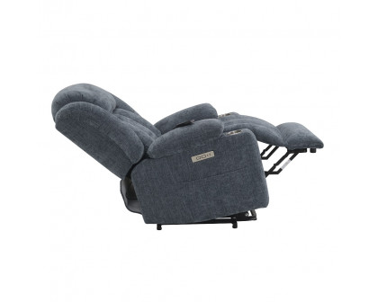 ACME™ Omarion Power Recliner with Lift & Heating & Massage - Blue Chenille