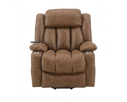 ACME™ Omarion Power Recliner with Lift & Heating & Massage - Brown