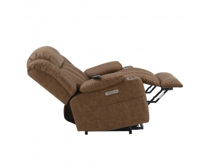 ACME™ Omarion Power Recliner with Lift & Heating & Massage - Brown