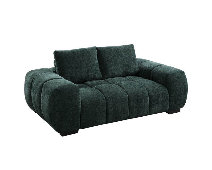 ACME - Ferrand Loveseat in Green Linen