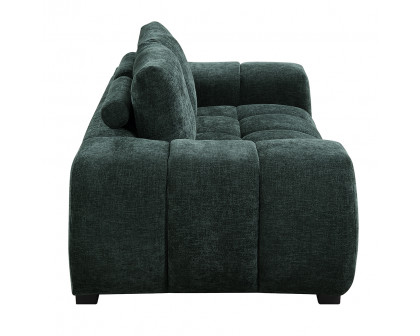 ACME - Ferrand Loveseat in Green Linen