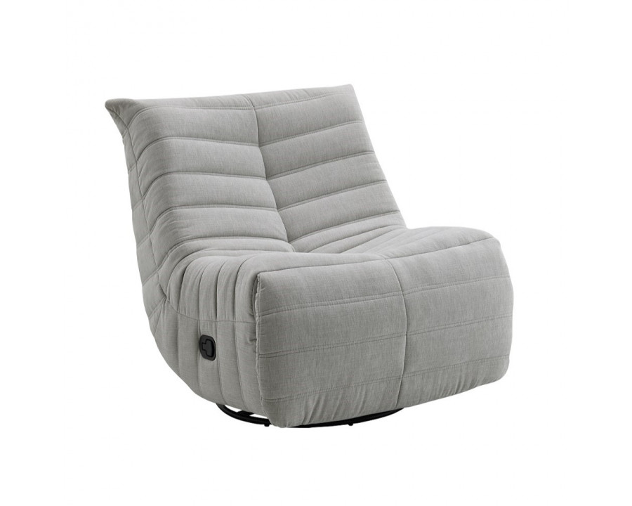 ACME Talmon Recliner with Swivel - Oyster Chenille