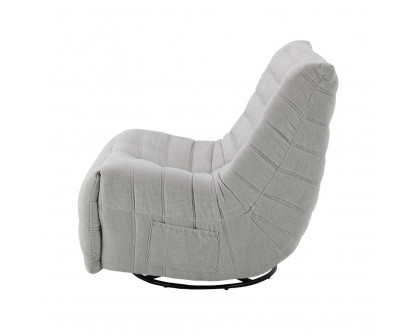 ACME™ Talmon Recliner with Swivel - Oyster Chenille