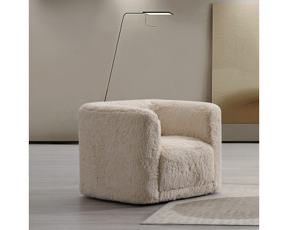 ACME™ Upendo Chair with Swivel - Beige Linen