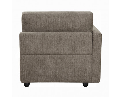 ACME™ Rylie Modular Lf Chair with 3 Pillows - Gray Linen