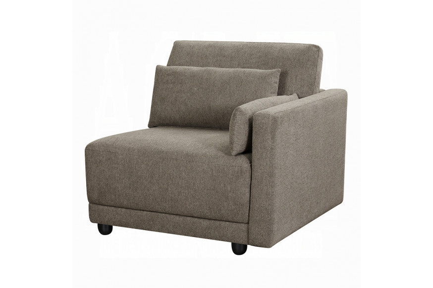 ACME™ Rylie Modular Rf Chair with 2 Pillows - Gray Linen