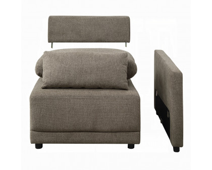 ACME™ Rylie Modular Rf Chair with 2 Pillows - Gray Linen