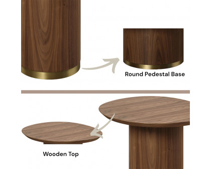 ACME - Willene End Table in Walnut